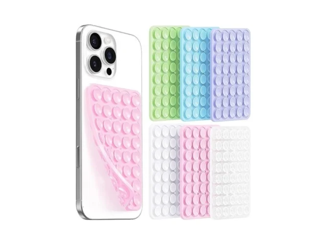 Anteel 6 Pack Double Sided Silicone Suction Cup… Code