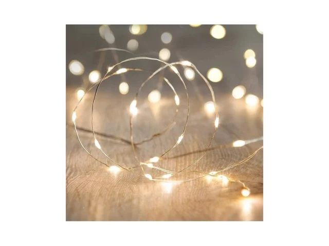 Anjaylia 16 5ft 50 Led Fairy Lights Battery… Code