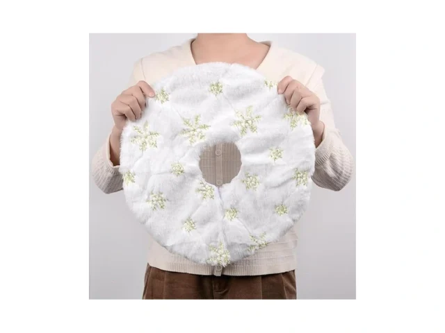 Tiosggd Spring Easter Mini White Gold Tree Skirt… Code