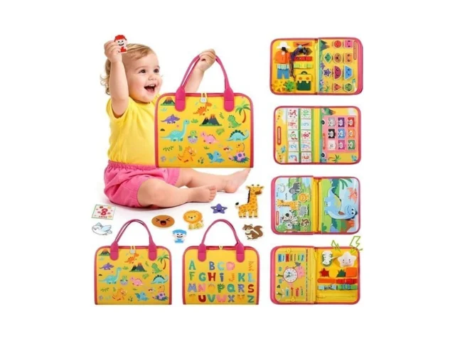 Goliyean Toddler Busy Board – Montessori Toys For… Code