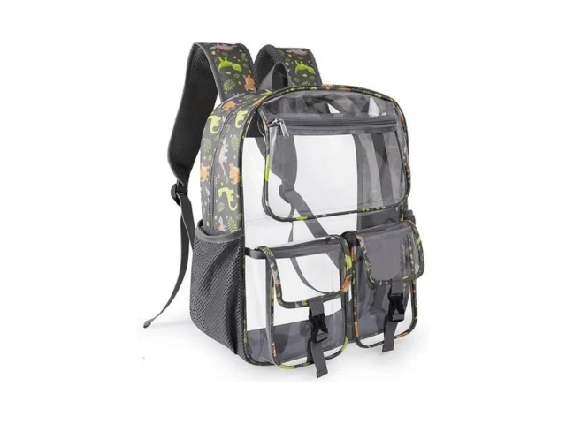Clear Backpack For Boys School Kids Heavy Duty See… Code