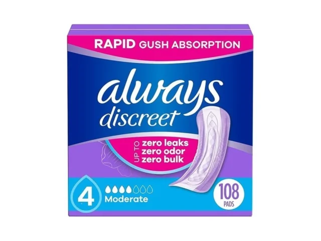 Always Discreet Adult Incontinence Pads For Women… Coupon