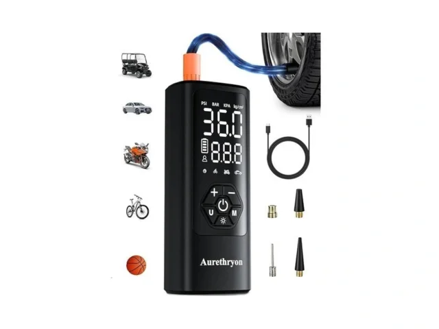 Aurethryon Tire Inflator Portable Air Compressor… Code