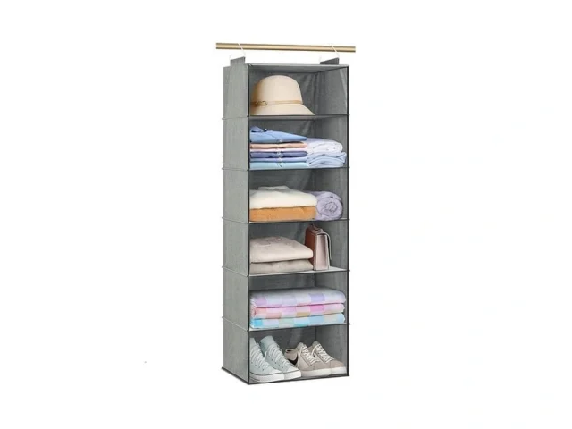 Sleeping Lamb 6 Shelves Jumbo Hanging Closet… Code