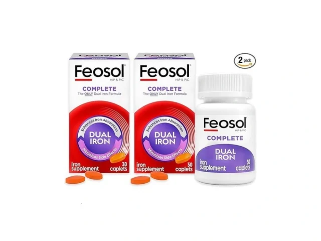 Feosol Complete Iron Supplement Caplets Bifera Iron…