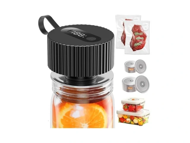 Electric Mason Jar Vacuum Sealer Upgraded 3-in-1… Code