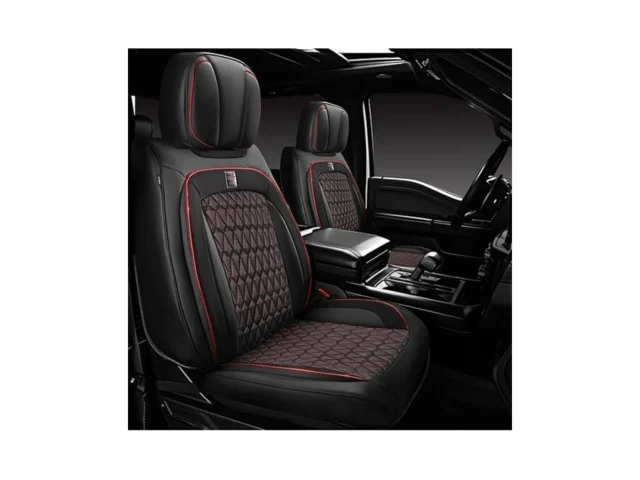 Car Pass Nappa Leather Car Seat Covers Front Seats… Code