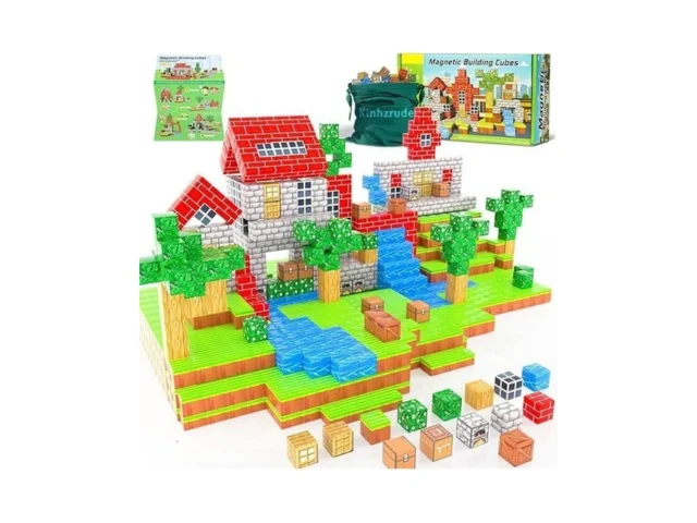 Kinhzrude Magnetic Blocks – 100pcs Magnetic Toy Set… Code