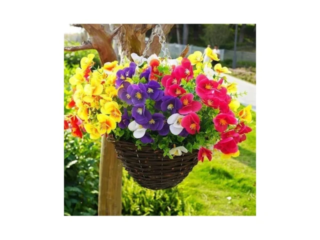 Fullmusic Artificial Flowers For Outdoor 20 Pcs Uv… Code