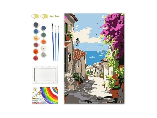 Geruee Paint By Numbers Kit For Adults Seaside… Code