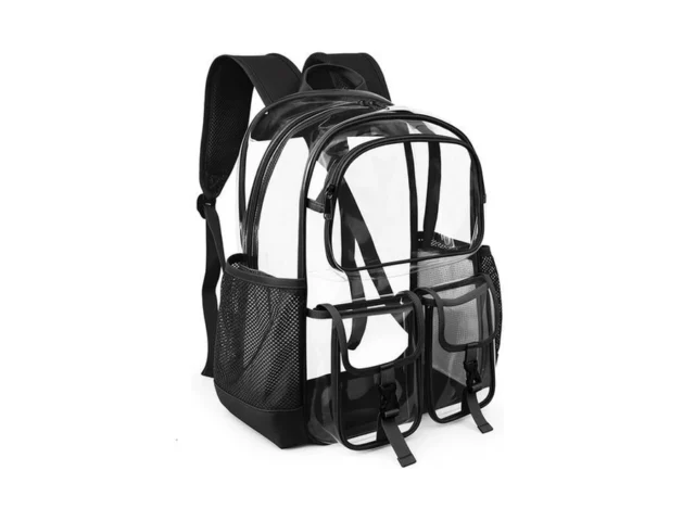 Skaitu Clear Backpack For School Clear Bookbag… Code