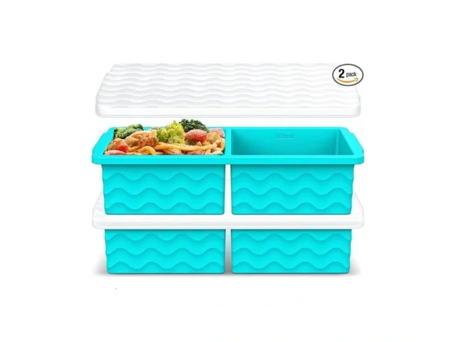 Aopigavi Silicone Freezer Tray With Lid 2-cup Soup… Coupon