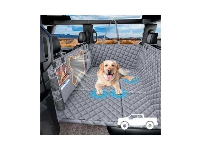 Qingti Truck Dog Seat Cover For Back Seat Machine… Code