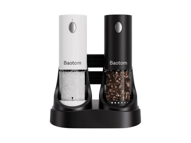 Baotom Electric Salt And Pepper Grinder Set With… Code