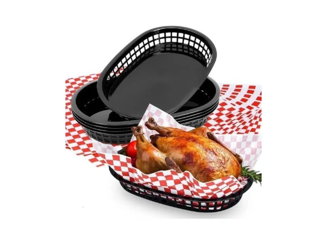 Hslife 60 Sheets Red Checkered Deli Liners And 6… Code