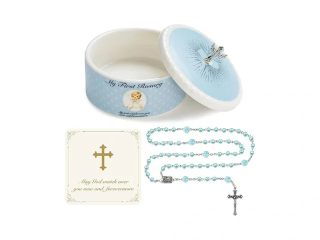 Norbu Baptism Gifts For Girl My First Rosary With… Code