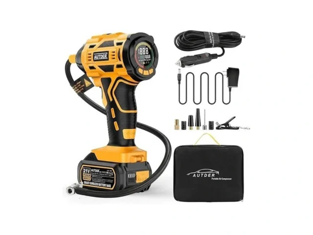Autder Cordless Tire Inflator 180psi Portable Air… Code