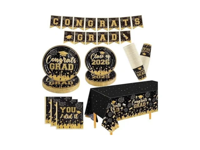Natnarr Graduation Decorations 2026 Black Gold… Code