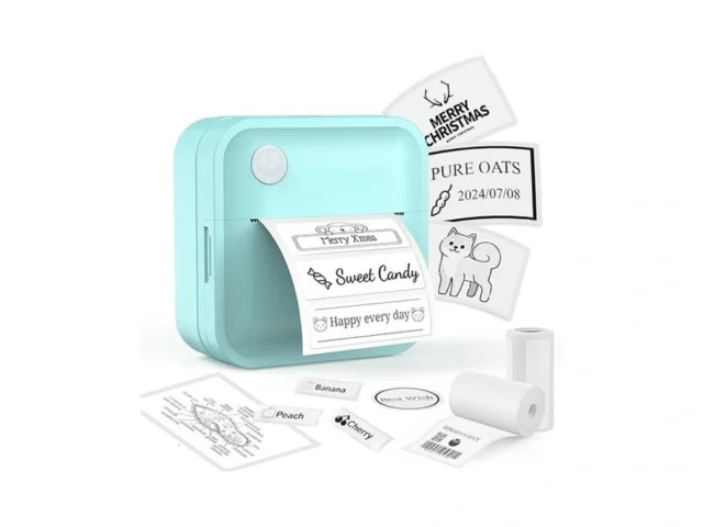 Label Maker Machine With Tape – Inkless Mini… Code
