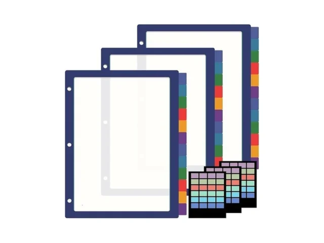 36 Pcs 3 Set 12 Tabs Binder Dividers For 3 Ring… Coupon