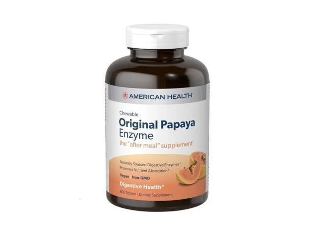 American Health Chewable Original Papaya Enzyme 600…