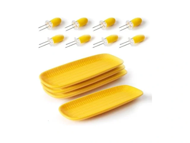 Dowan 3d Embossed Corn On The Cob Dishes Set Of 4… Code