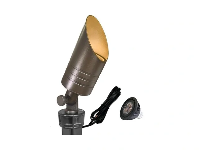 Malory Brass Landscape Spotlight 12v Ac Dc Low… Code
