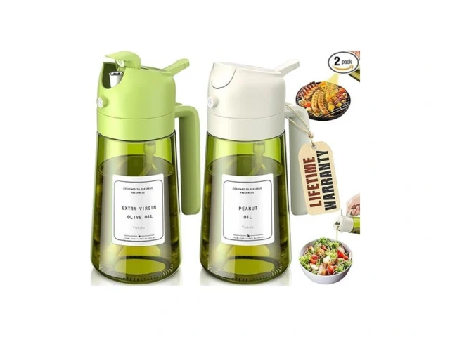 Vakoo Oil Sprayer For Cooking 2 In 1 Oil Dispenser… Code