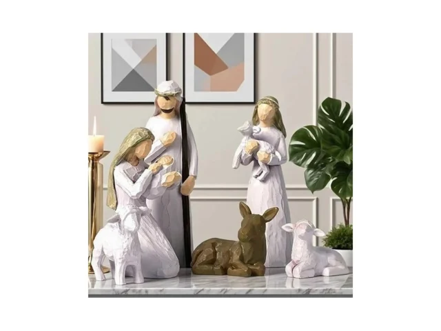 Livingbell 6pcs Christmas Nativity Scene Set Holy… Code