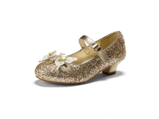 Patpat Girls Dress Shoes Size 12 Little Kid Gold… Code