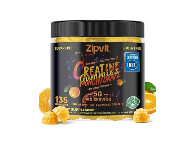 Zipvit Creatine Monohydrate Gummies 5g Pre-workout… Code
