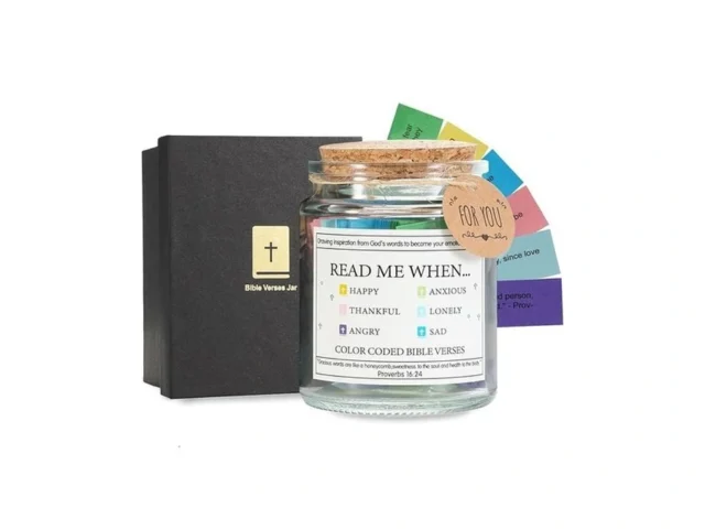 Read Me When Bible Verses Jar 96 Color Coded… Code