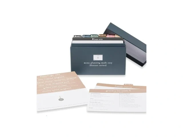 Ppp Meal Planner With 72 Recipe Cards Freezer Menu… Coupon