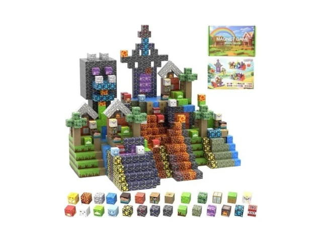 Travel Magnetic Blocks Set 40pcs Christmas Stem… Code