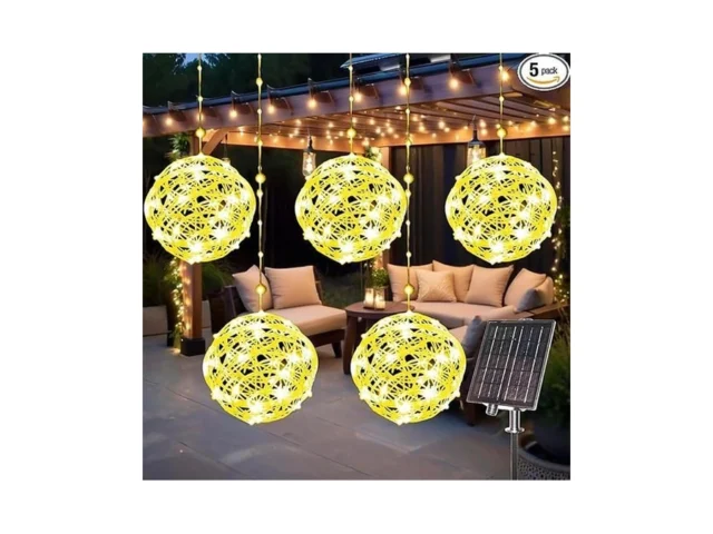 Wisegham Solar Christmas Ball Lights – 200led… Code