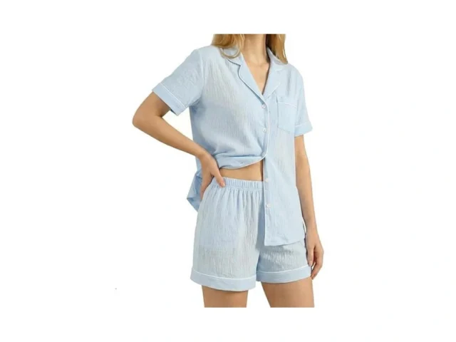 Guriyzee Women Summer Pajamas Set Cotton Short… Code