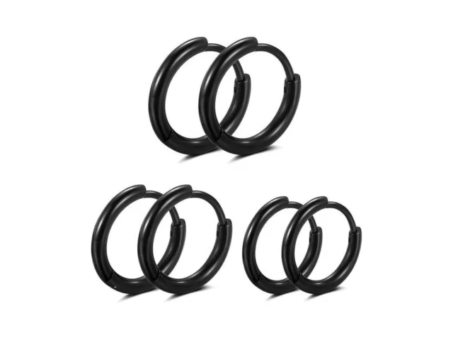 316l Surgical Stainless Steel Hoop Earrings 8mm… Code