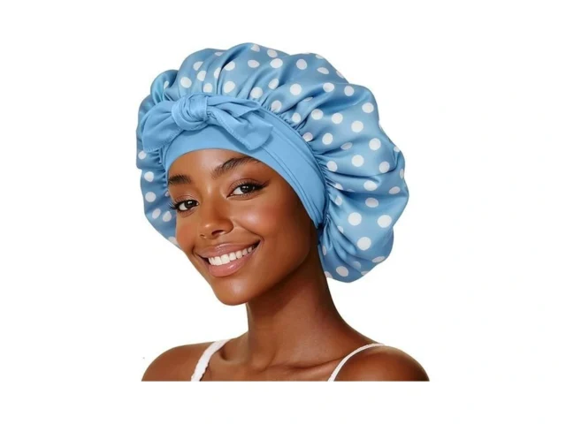 Silk Hair Bonnet With Strap For Sleeping… Code