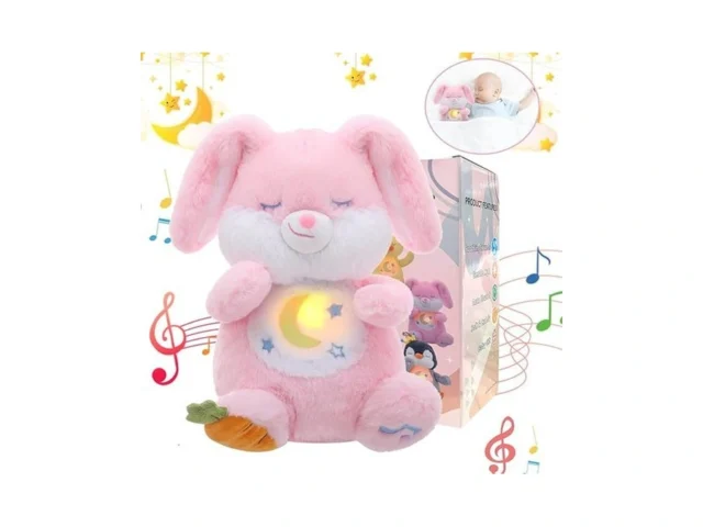 Breathing Stuffed Animal Soothe Snuggle Pink Easter… Code