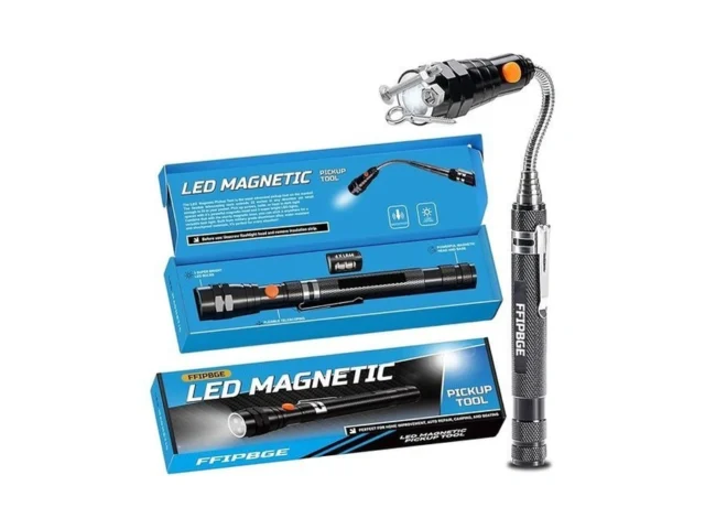 Telescoping Magnet Pickup Tool With 3 Led Magnetic… Code