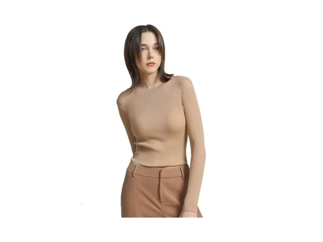 Ms Myland Women S 100 Wool Knit Shirt Cashmere Crew… Code