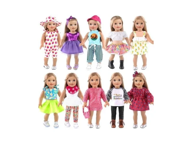 Ebuddy 10 Sets 18 Inch Doll Clothes And Accessories… Code
