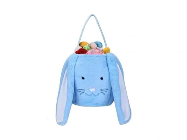 Plush Easter Bunny Basket For Kids Boys Girls… Code