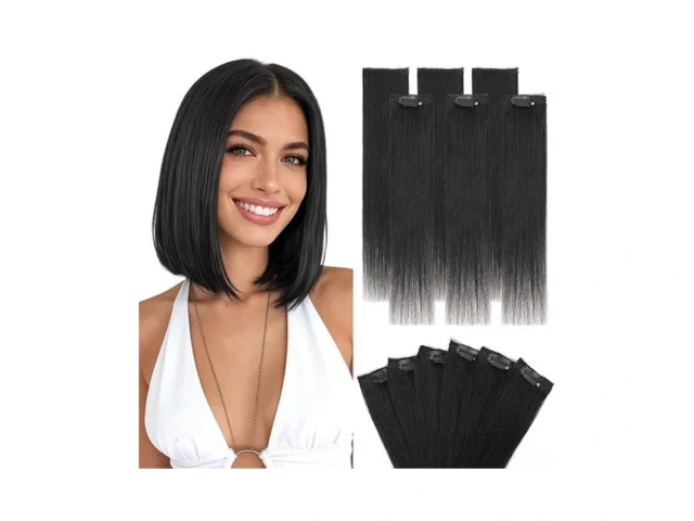 S-noilite Clip In Short Hair Extensions Remy Real… Code