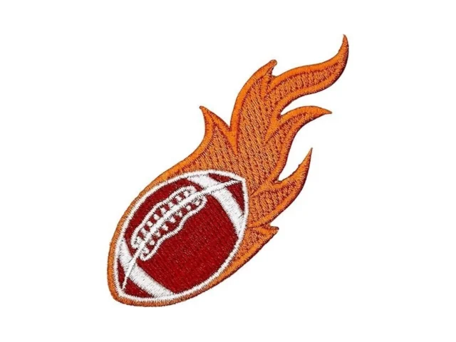 Football Iron On Patch 3 03 X 1 25 1-pack… Coupon