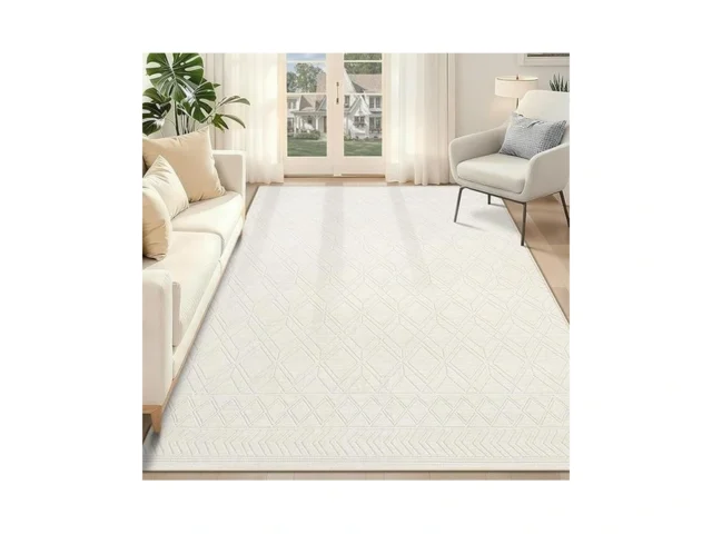 5×7 Area Rugs For Living Room Washable Geometric… Coupon