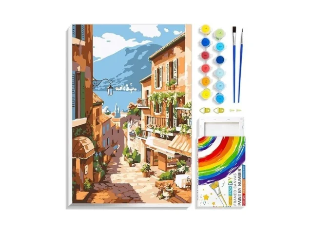 Quitedew Paint By Numbers Kit For Adults Framed… Code