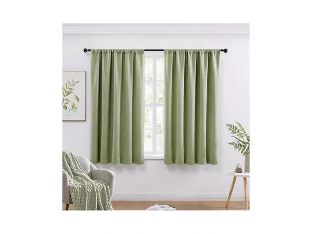 Wrensonge Blackout Curtains For Bedroom Sage Green… Code