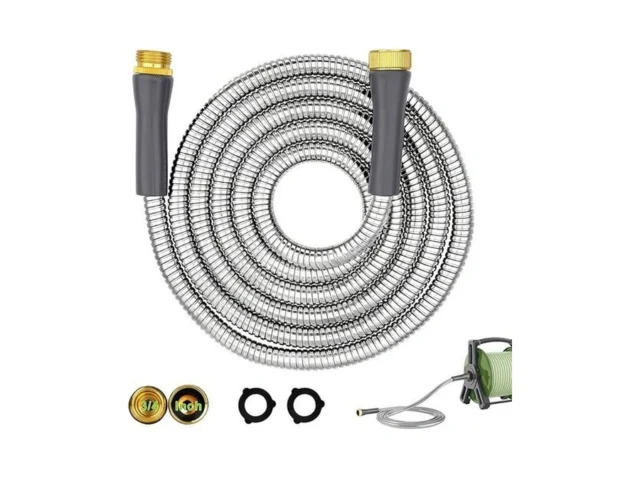 Metal Garden Hose 10ft Stainless Steel Water Hose… Code