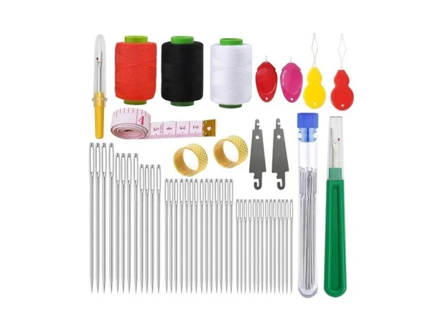 54pcs Big Eye Sewing Needles Kit 5 Size Stainless… Code